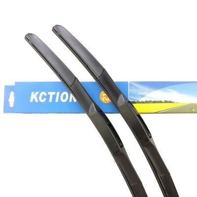 China 99.9% 2021 Rubber Windshield Wiper Blades Silicone Refill OEM Kction Wiper U-hook Suitable Universal Wiper Adapter for sale