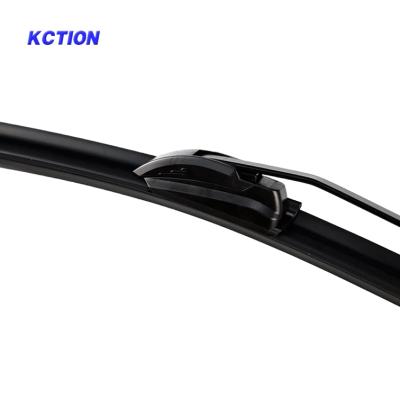 China 100% Agent Euro Hot Selling Agent All-Season All-Season Soft Bracketless Frameless U-type Rubber Wiper Blade Universal Car Parts for sale