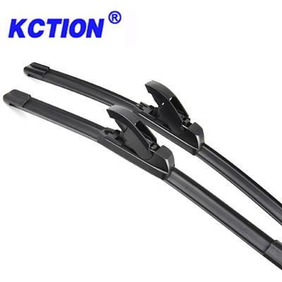 China 100% Kction 12-28 Inch Car Windshield Wiper Soft Blade Universal Windshield Wiper Factory OEM Package for sale