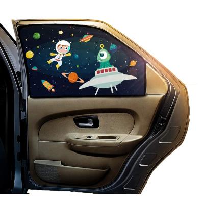 China Cartoon Kction Car Window Sun Shade OEM For Kids Baby UV Rays Protection Window Car Back Sunshades Suitable For Universal for sale