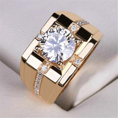 China Hiphop Amazon Wedding Ring Hot Sale Custom Mens CLASSIC Diamond Channel Tech OEM for sale