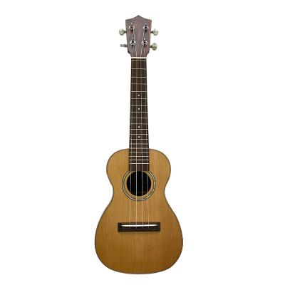 China 21 Inch Soprano Ukulele Soprano Ukulele Wholesale OEM Solid Pine High Quality Korean Rosewood for sale