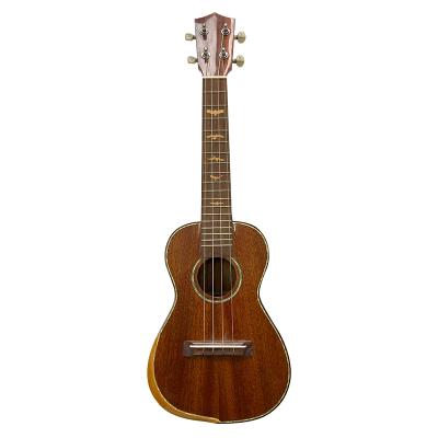 China Full Solid Mahogany High End Solid Mahogany Ukulele With Armrest for sale