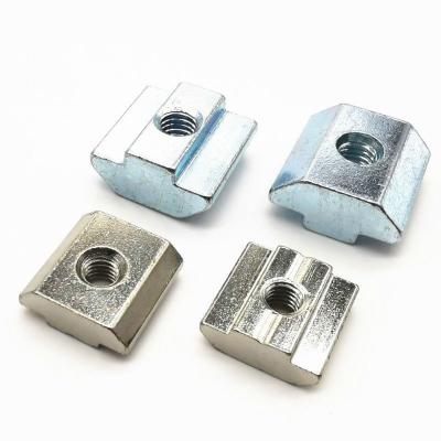 China M3 M4 M5 M6 M8 M10 M12 Heavy Industry Aluminum Extrusion Sliding Nut Aluminum Profile Aluminum Fittings Slide Nut for sale