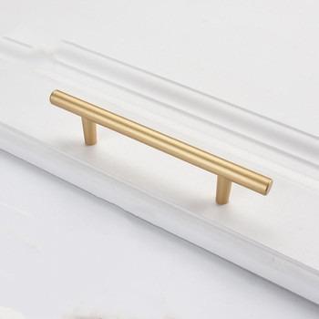 China Quantity Modern Luxury Black Gold Top Door Handle Aluminum Cabinet Door Handle for sale