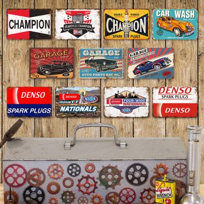 China 20X30CM Customized UV Printing Retro Metal Signs Europe Home Gift Tin Oil And Gasoline Signs Funny Vintage Metal Signs for sale