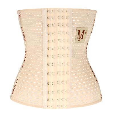 China Breathable Hollow Out Corset Belly Trimmer Belt Waist Trainer Breathable Shaper For Plus Size Women for sale