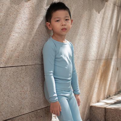 China Normcore/Pink Minimalist Loungewear Logo Pajama Set Kids Sleepwear from Ganki Kids Suit Manufacturer for sale