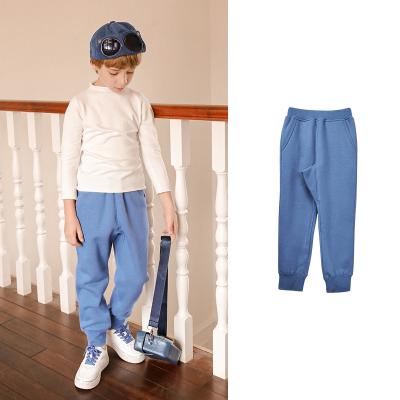 China Color Fade Proof Color Fade Proof Sweatpants Winter Solid Pants Girls' pantsUnisex Fleece Jogger Pants Boys and Thick Girls Pants for sale