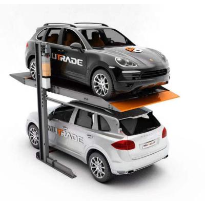 China Two Post Single Cylinder Car Parking Lift With 2300kg Standard Lifting Capacity 5000x1850x2050mm zu verkaufen