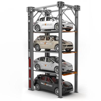 Cina Smart Parking 4 Floor Car Stacker Quad Parking System 5000*1850*2050mm in vendita