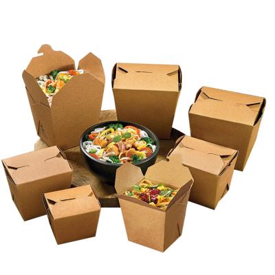 China Recycled Materials China Manufacturer Supply Food Grade Custom Take Out Lunch Boxes Noodle Packaging Container Food Storage Box for sale