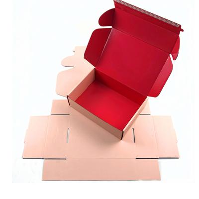 China Recycled Materials Wholesale Customized Colorful Printing Corrugated Paper Shipping Cardboard Mailer Boxes for sale