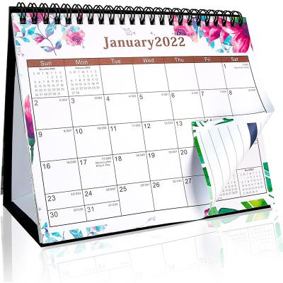 China Wholesale Custom Cmyk Monthly Table Calendar Full Color Office Advent Calender 2022 365 Days Table File Print Papel y Calendar For Table for sale