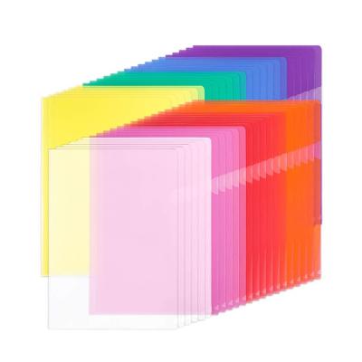 China Waterproof Office School Stationery School Office Supplies Multi Color A4 Size PP Clear Folder for sale