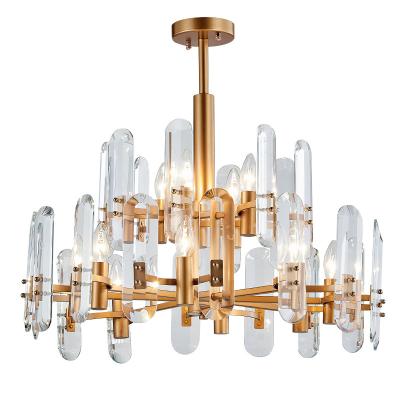 China Modern Chandelier Bedroom Golden Dining Room Lighting Decoration Led Modern Chandelier Luxury for sale