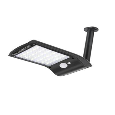 China New 48 Modern Outdoor Garden-Yard-Power-Wall-Lamp LED-Solar-Street-Path-Flood-Lights Remote Control Rotate Bracket PIR Motion Sensor for sale