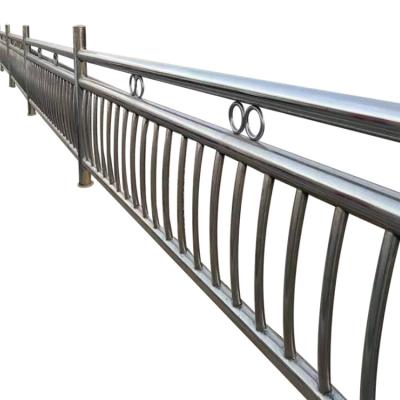 China Factory easily assembled custom cheap high quality circle/square stainless steel pipe road barrier for bridge and road for sale