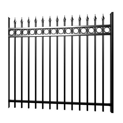 China Easily Assembled Custom Fatcory Traditional White / Black Perforated Stainless Steel Metal Sheet Fence For Fencing for sale