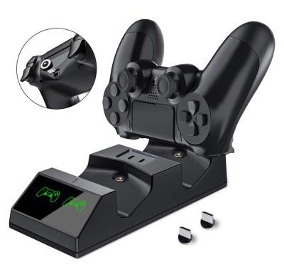 China New Design Dual Controller USB Charger Dock Fast Charging Fill Station For PS4/pro /Slim With Led Light for sale