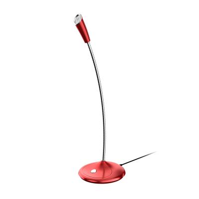 China Hot Selling Mini Gooseneck 3.5mm/USB Gooseneck Microphone 2021 Portable and Single Microphone Computer Conference Meeting for sale