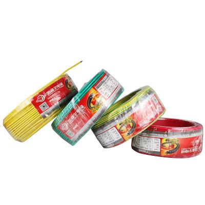 China Bule Underground High Quality Red Yellow 95mm 120mm 150mm 185mm 240mm 300mm Solid Core 400mm Building Housing Electrical Cable BV Wire for sale