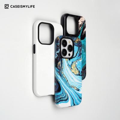 China Caseismylife Korea 3D Sublimation Shockproof Premium Phone Case, Customizable Blank TPU+PC Shockproof Cover For iPhone 14, 13, 12 Pro Max for sale