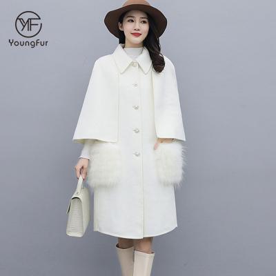 China Breathable New Trends Slim Fit Long Cashmere Coat Winter Women Fashion Wool Coat Wool Coat for sale