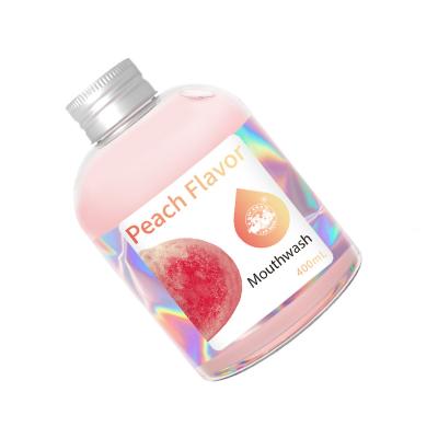 China Stocked Pet Peach Mouthwash Eliminate Bad Breath, Natural Pet Dental Care Solution 400ml for sale