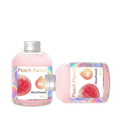 China Stocked Peach Mouthwash Oil Pulling Easy Solution for Pet Fresh Breath, Clean Teeth for sale