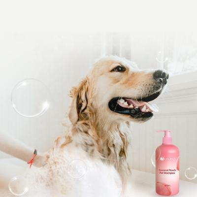 China Stocked Coconut Peach Pet Shampoo and conditioner 500mL for sale