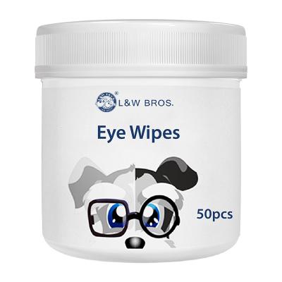 China Stocked Pet Care Eye Wash Pads for Dogs and Cats Soft Pet Wipes for Pet Cleaner Wipes for sale