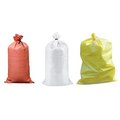 China Safety White Polypropylene Agricultural Woven Bag Can Hold Industrial Chemical Fertilizer Seed Raw Materials for sale