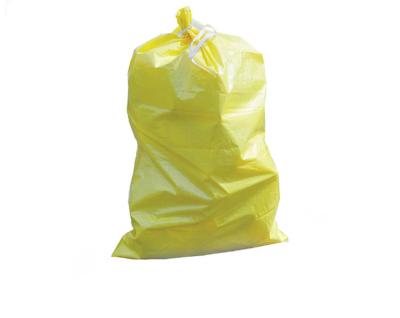 China Safety PP Yellow Woven Sack Packaging Woven Sack Bag Can Be Customized To Hold Chemical Fertilizer And Other Industrial Materials for sale