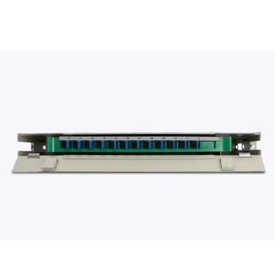 China Fiber Optic Distribution Frame Factory Wholesale Fiber Optic Patch Panel ODF Cabinet 12 Core 1U for sale