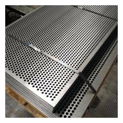 China Variety And Easy To Install Round Hole Mesh Circle Balcony Perforated Metal Punching Mesh for sale