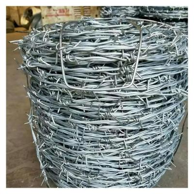 China Variety And Easy To Install Low Price Galvanized Barbed Wire Gauge Barbed Wire Price Per Roll for sale