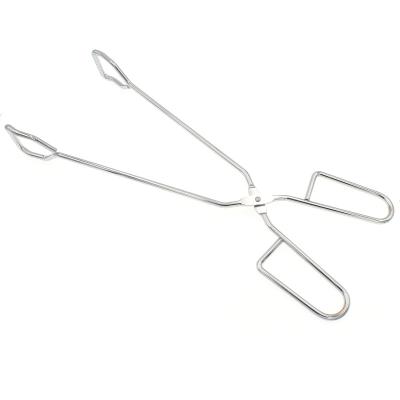 China Easily Cleaned Wire Scissors Food Tong For Cooking Grilling Barbecue Salad Bread for sale