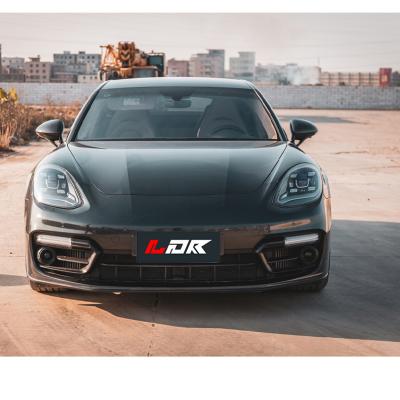 China ABS For Porsche Panamera 971 Upgrade 2017-UP GTS Sport Bumper With Skirt Side Rear Bumper for sale