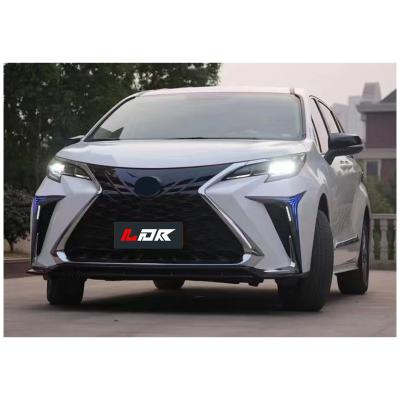 China ABS LDR Body Kit For Sienna 2020-2022 Change To Dream Style With Front And Rear Bumper Set for sale