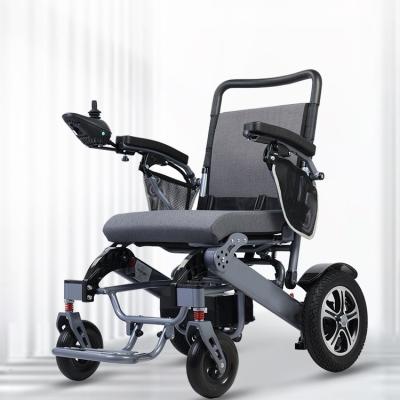 China New design folding electric wheelchairs lightweight power aluminum alloy patient electric wheelchair for sale