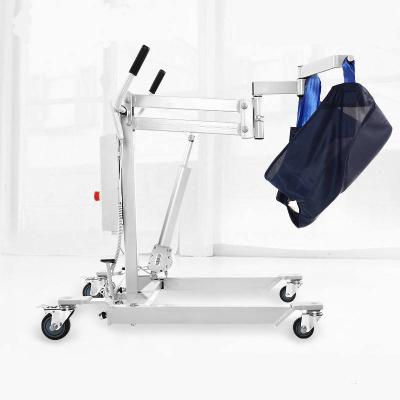 China Portable Nursing Elderly Paraplegic Patient Electric Machinist Transfer Machine Hanger Disassembly Vehicle Mounted Fast Adjustable Lift Machine BZ-L02 for sale