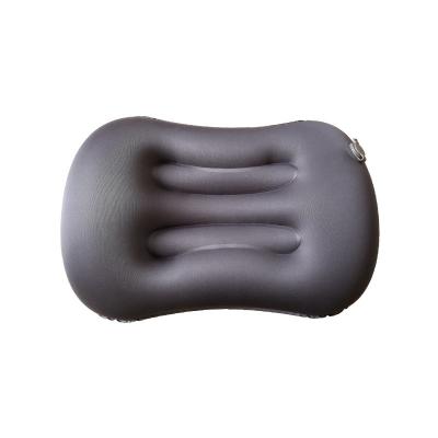 China Travel Lightweight Inflator Camping Pillows Ergonomic Comfy Compressible Contract Inflatable Pillow for Neck and Lumbar Support for sale