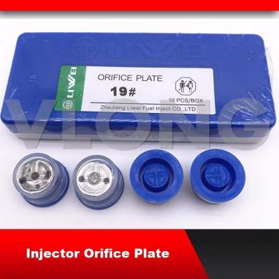 China Fuel System 19# Common Rail Control Valve Injector Orific Plate 18# For 095000-0260 095000-5450 095000-6861 095000-6820 095000-5050 for sale