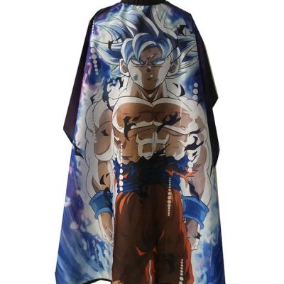 China Salon Gown Polyester Cartoon Barber Cape For Kids Barber Capes Custom Made Barbershop Capes for sale