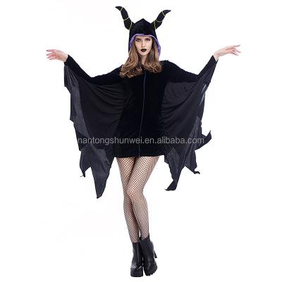 China Costumes Fancy Dress Bat Women Mascot Costume Character Adult Halloween for sale