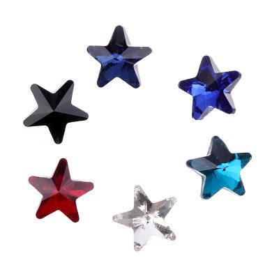 China Pointed-Based Star Point Back Rhinestones Glass Crystal For DIY Dress Accessories for sale