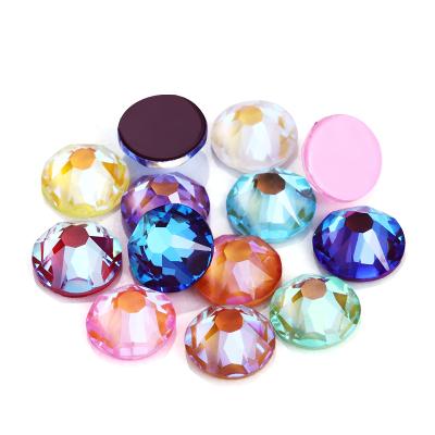 China Xichuan Shinning 16 Cut Flat Back MI Non-Hot Fix Nail Glass Rhinestones for Jewelry Making Nail Art Decoration for sale