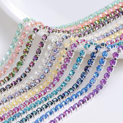 China Xichuan Art Supplies SS4-SS12 MI Series Xichuan Art Supplies SS4-SS12 MI Series Rhinestone Claw Rhinestone DIY Glass Chain Silver Accessories Jewelry Decoration for sale