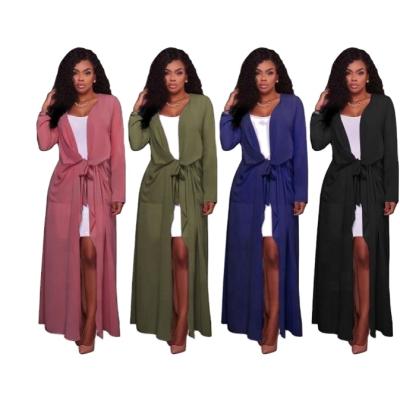 China Anti-shrink autumn and winter models of solid color cardigan long-sleeved jacket 4 colors 5 yards nightclub equipment for sale